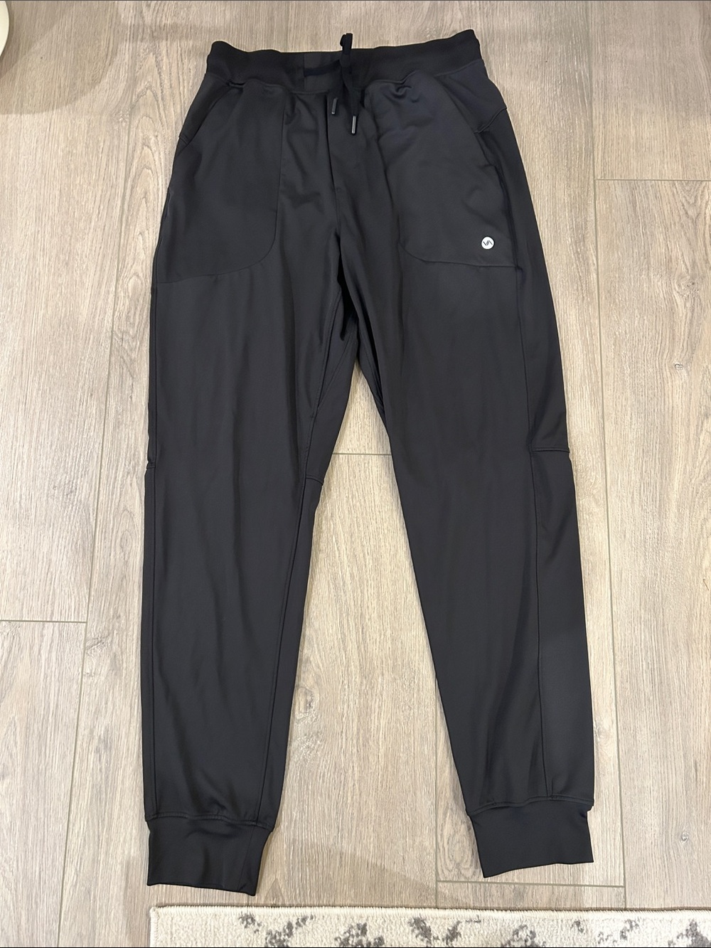 Men's Black Athletic Jogger Pants - Performance Comfort
